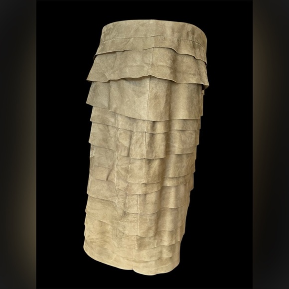 Ralph Lauren suede black label skirt size 10 - Picture 5 of 8